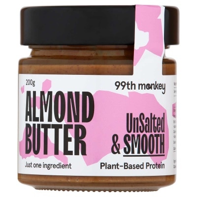 99TH MONKEY - Unsalted & Smooth Almond Nut Butter