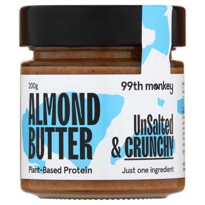 99TH MONKEY - Unsalted & Crunchy Almond Nut Butter