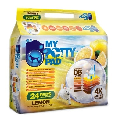 MY POTTY PAD Pet Sheet-lemon60x90 L 24's