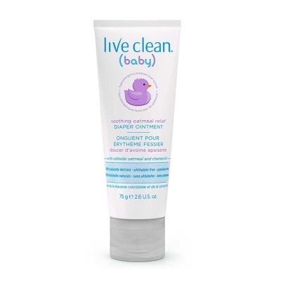 LIVE CLEAN Baby Oatmeal Relief Diaper Ointment