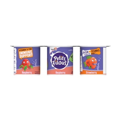 PETITS FILOUS Strawberry Raspberry Fromage Frais(chilled 0-4°c)