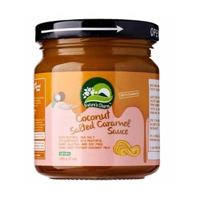 NATURE'S CHARM Coconut Salted Caramel Sauce