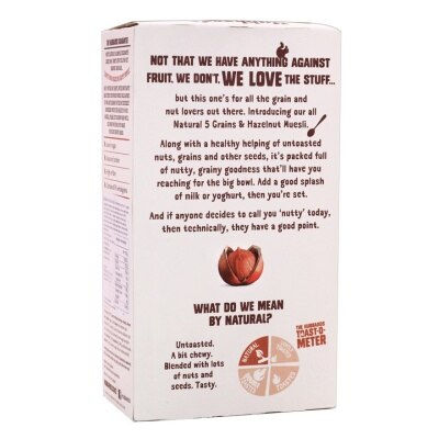 HUBBARDS Toasted Muesli 5 Grains Hzlnut