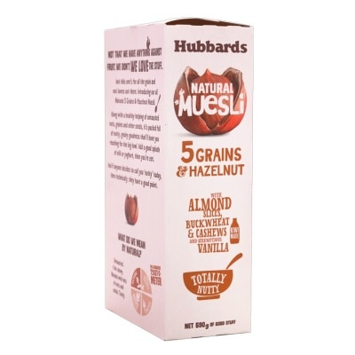 HUBBARDS Toasted Muesli 5 Grains Hzlnut