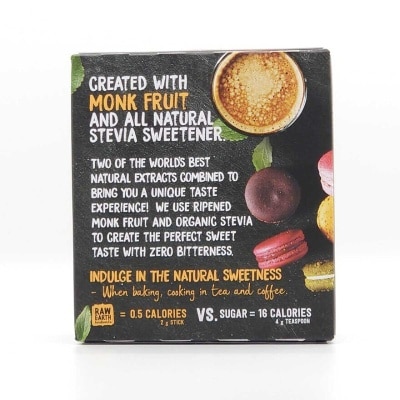 RAW EARTH Monk Fruit Stevia Sweetener (stick)