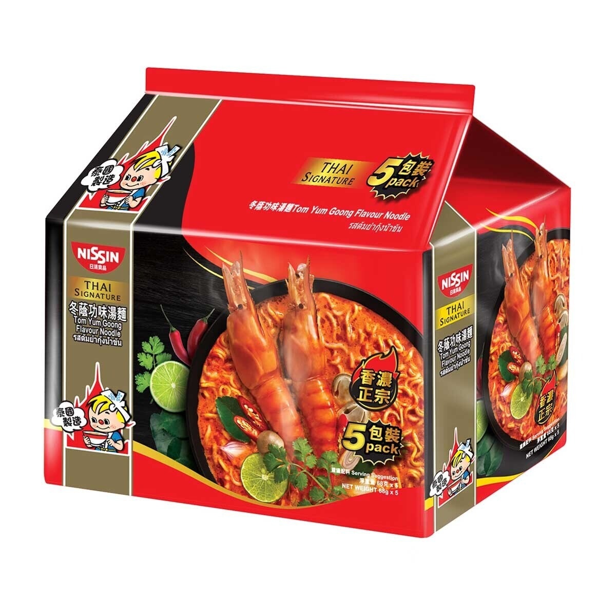 NISSIN Thai Signature Tom Yum Goong Noodle 5's