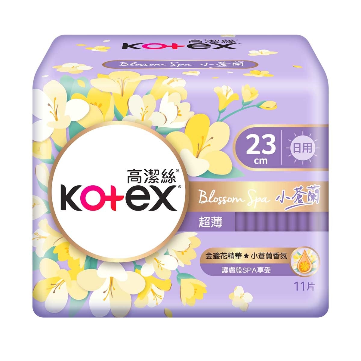 KOTEX Kotex Blossom Spa Freesia Ut 23cm 11s