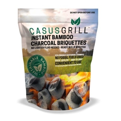 CASUSGRILL Instant Bamboo Charcoal Briquettes