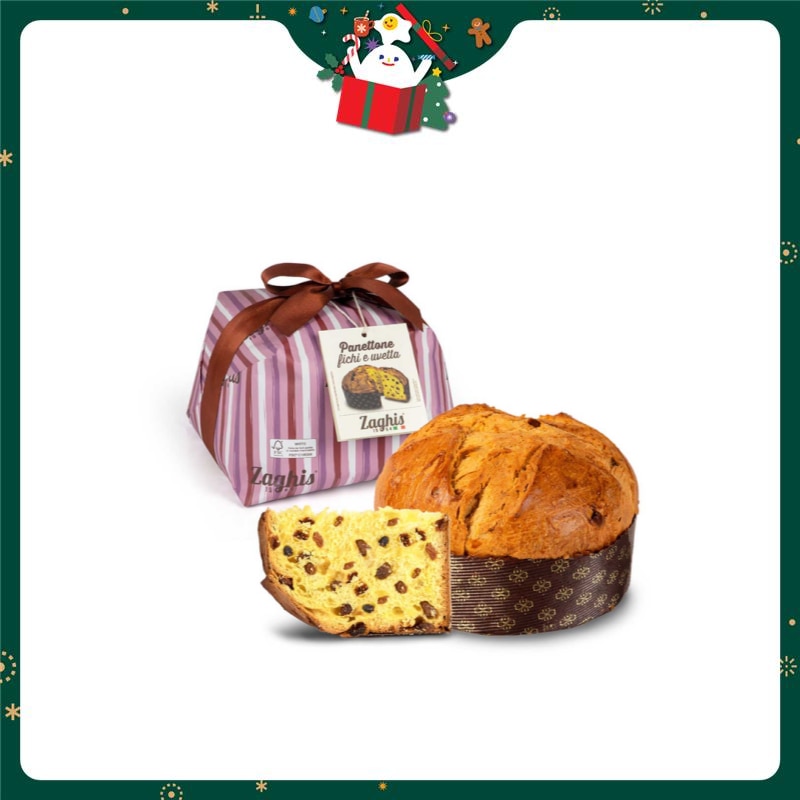 ZAGHIS 聖誕蛋糕—無花果和葡萄乾