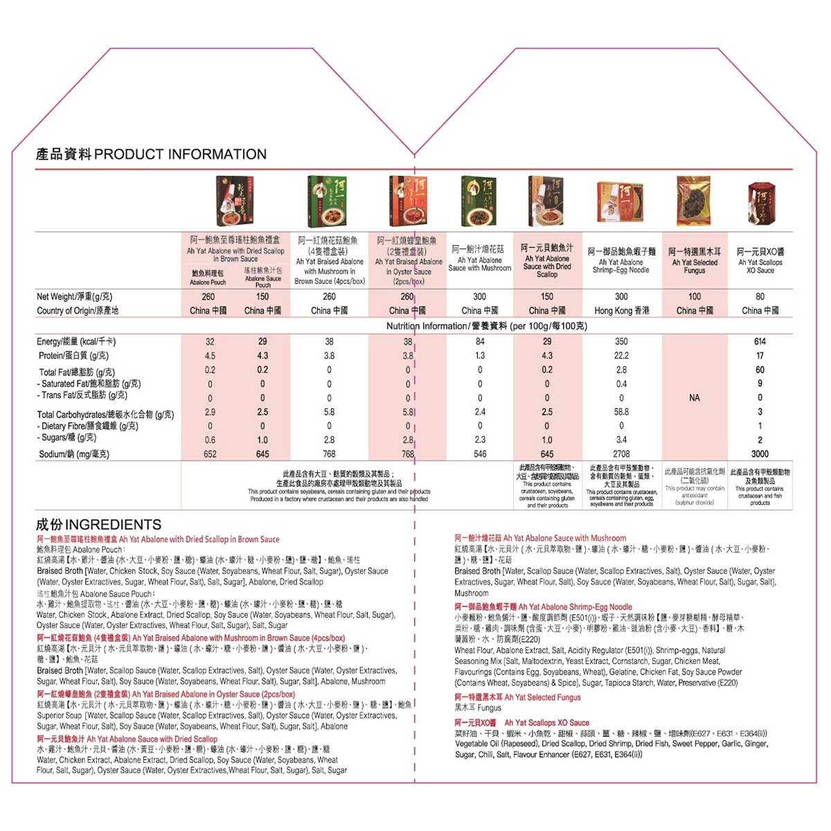 AH YAT Prosperous Abalone Fortune Bag