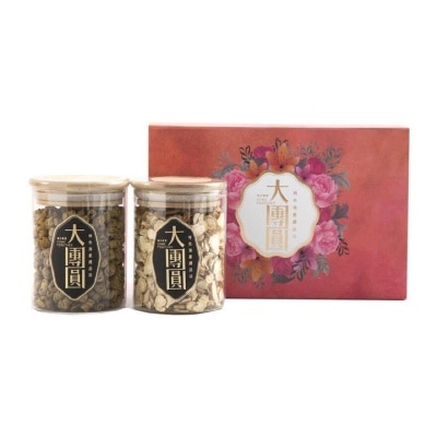 大團圓 禮盒G-美國花旗蔘片150g + 一級霍山石斛150g (*商戶直送-大團圓) *滿$500免運