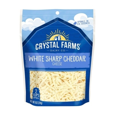 CRYSTAL FARMS White Sharp Cheddar Cheese