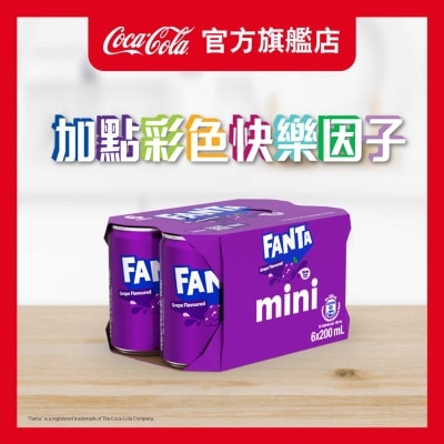 FANTA Grape Flavoured Soda Mini Can