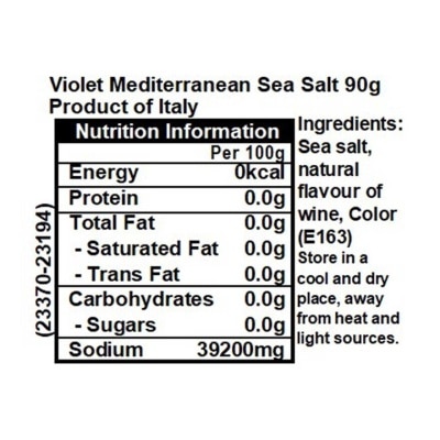 DROGHERIA Violet Mediterranean Sea Salt