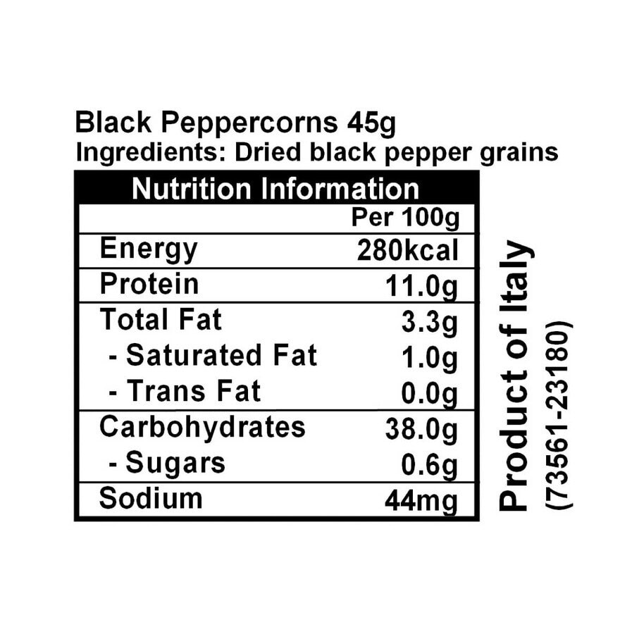 DROGHERIA Black  Peppercorns