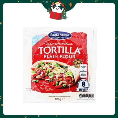 SANTA MARIA Plain Flour Soft Tortillas