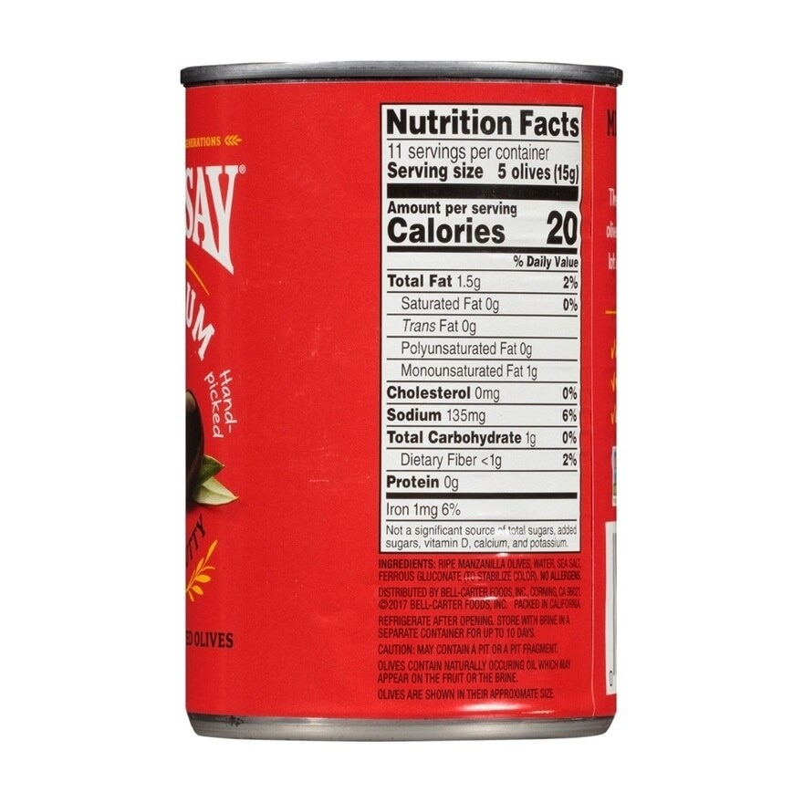 LINDSAY Black Olives - Medium