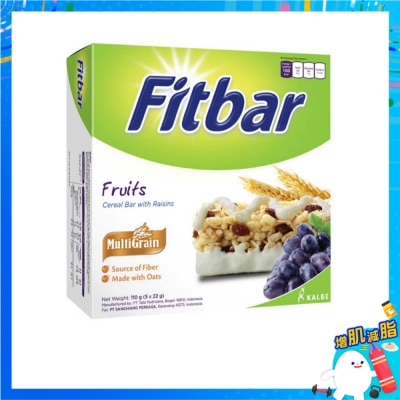 FITBAR - 水果麥纖棒（5條裝）
