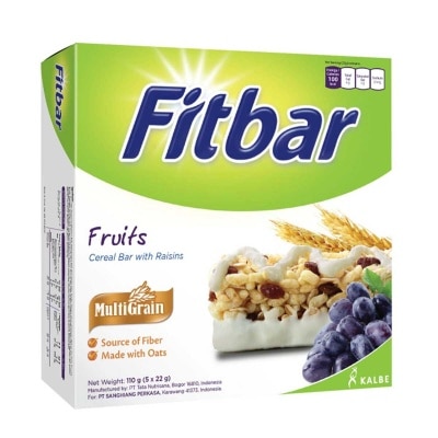 FITBAR Fruits Fitbar (5 Pack)