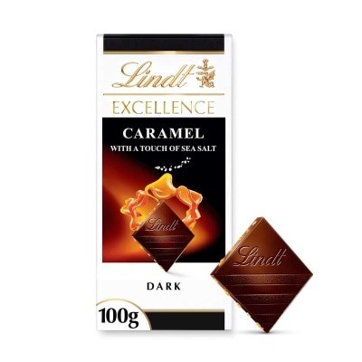 LINDT Excellence Caramel Sea Salt