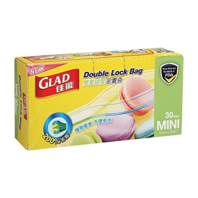 GLAD Double Lock Bag Mini