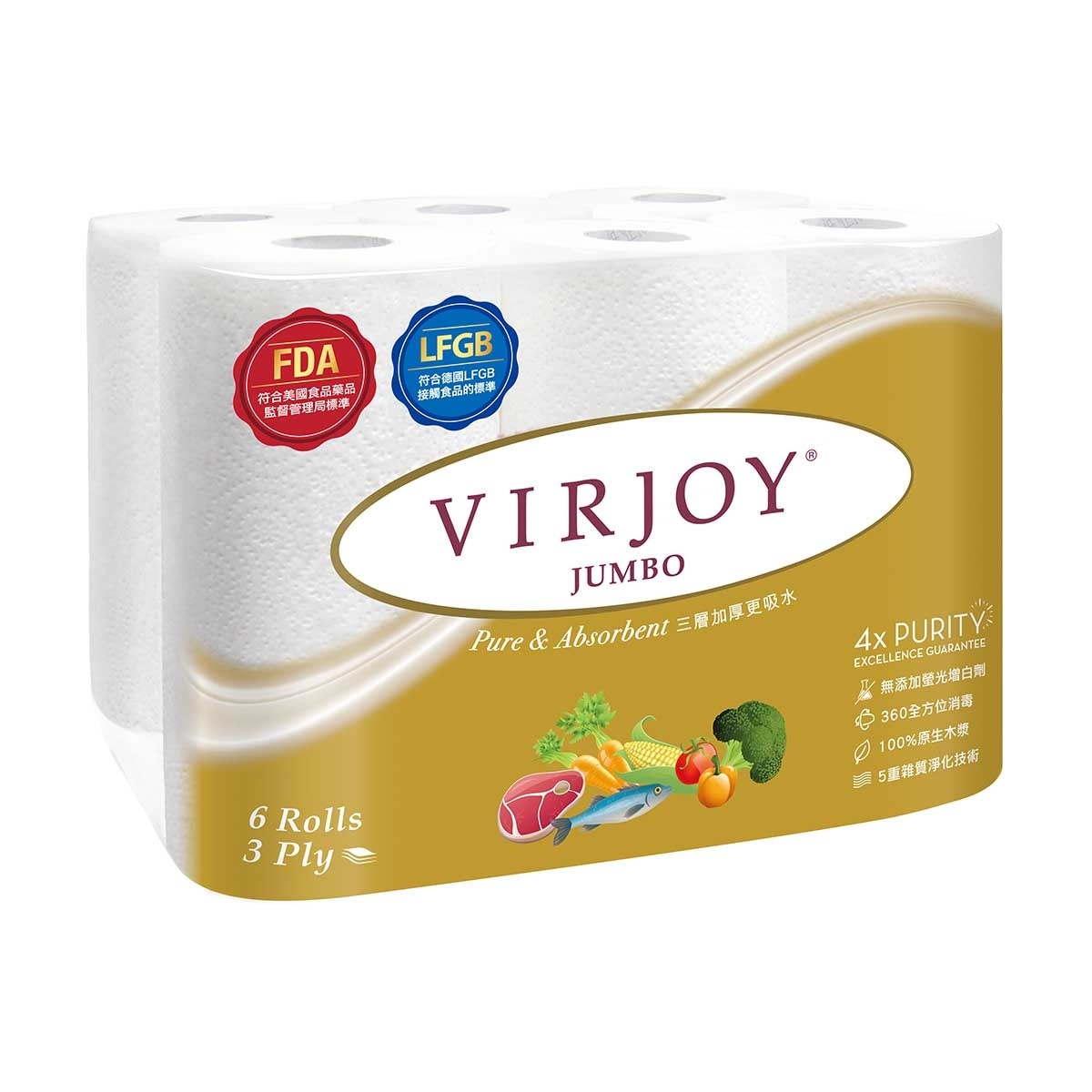 VIRJOY Virjoy Jumbo 3-ply Kt 6r