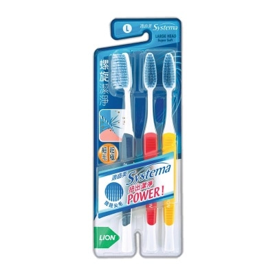 SYSTEMA Spiral Large Head Toothbrush