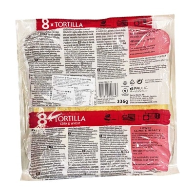 SANTA MARIA Corn & Wheat Tortilla 8 Medium