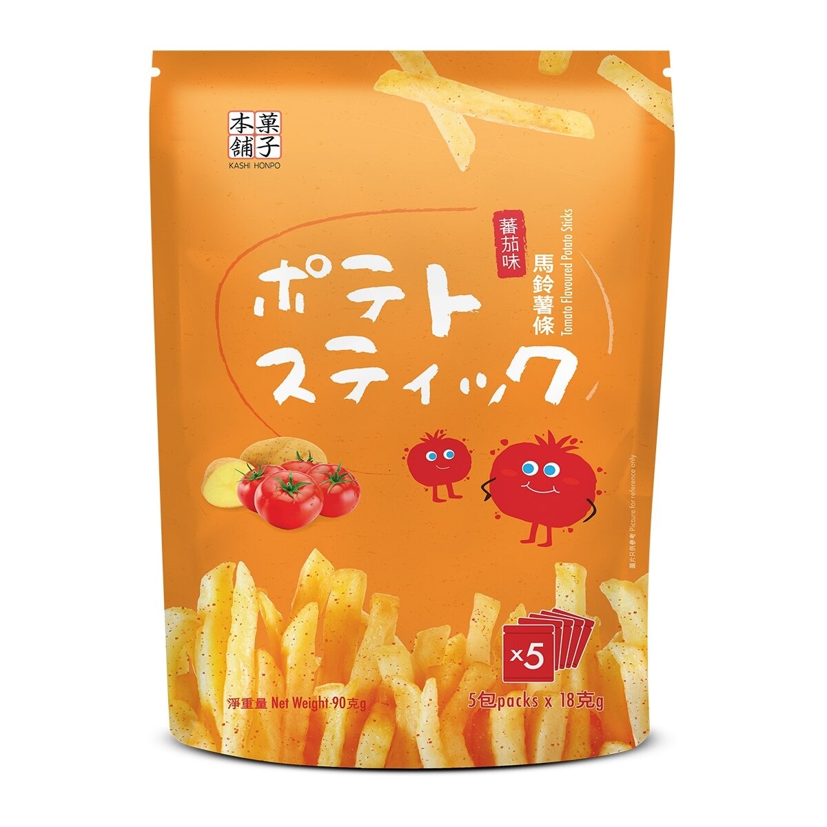 KASHI HONPO Tomato Flavoured Potato Sticks