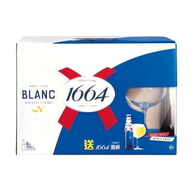 KRONENBOURG1664 Blanc Beer 6s Bottle Gift Pack (Random giftpack)