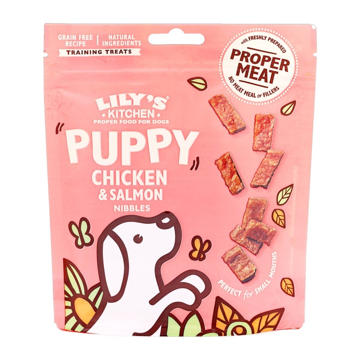 LILY'S KITCHEN Dog - Puppy Chicken & Salmon Nibbles