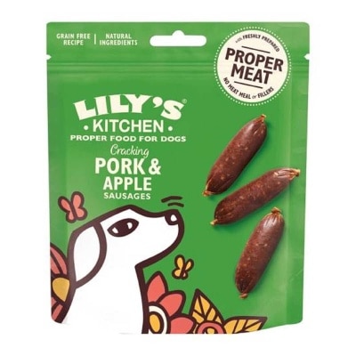 LILY'S KITCHEN Dog Crcking Pork & Apple Sausages