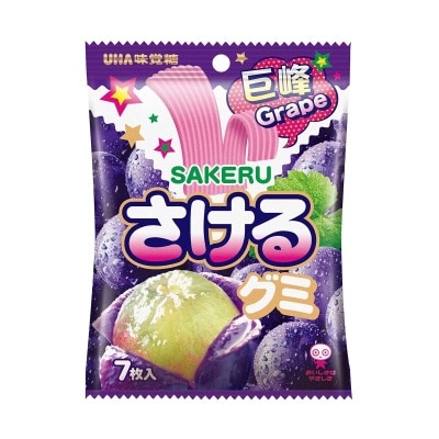 UHA Sakeru Fruit Juice Gummy (grape Flv)