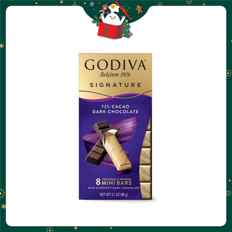 GODIVA Signature 72% Cacao Dark Chocolate