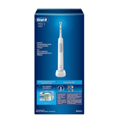 歐樂B Oral-B Pro 1  電動牙刷 (簡單白)