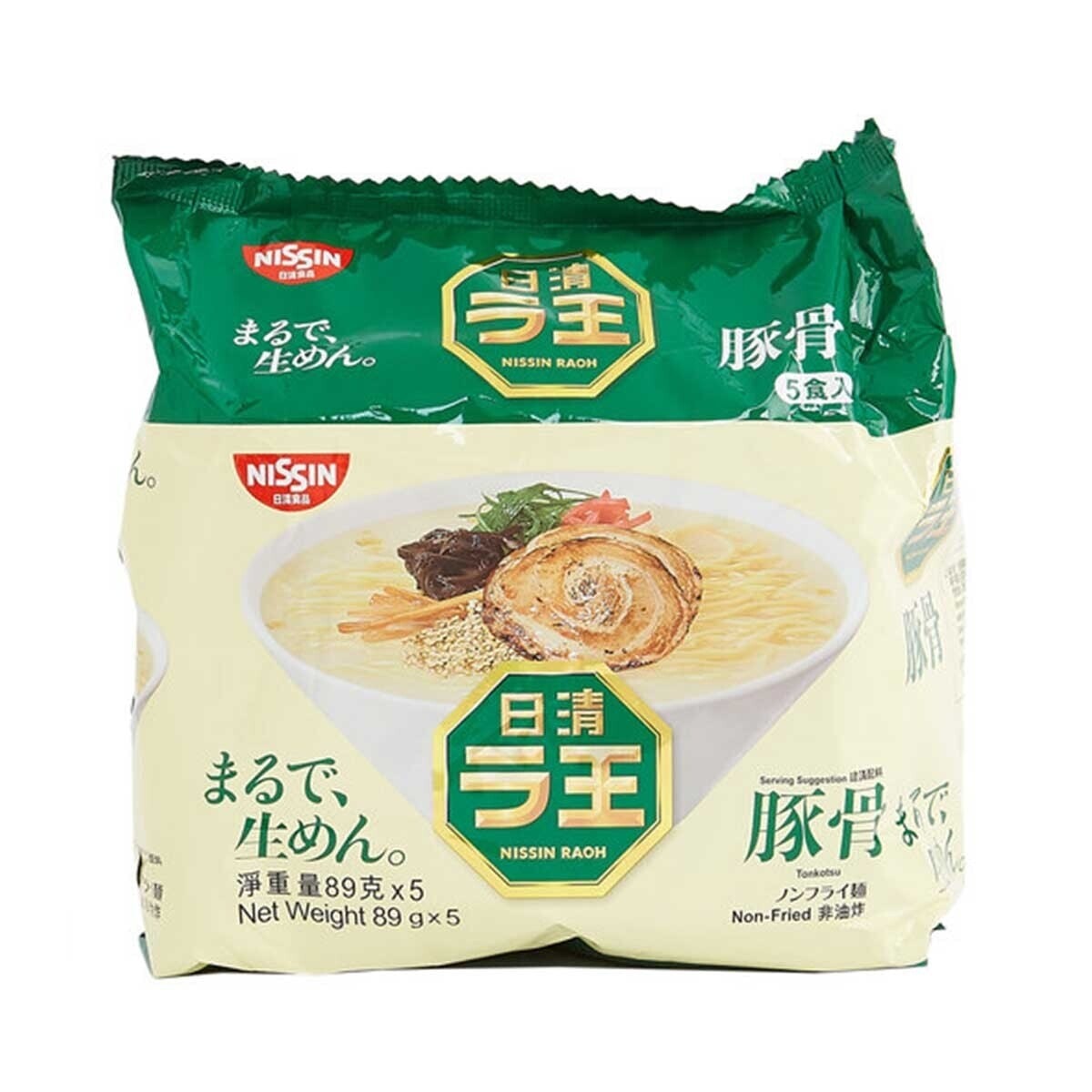 日清拉王 豬骨味即食麵 （非油炸）