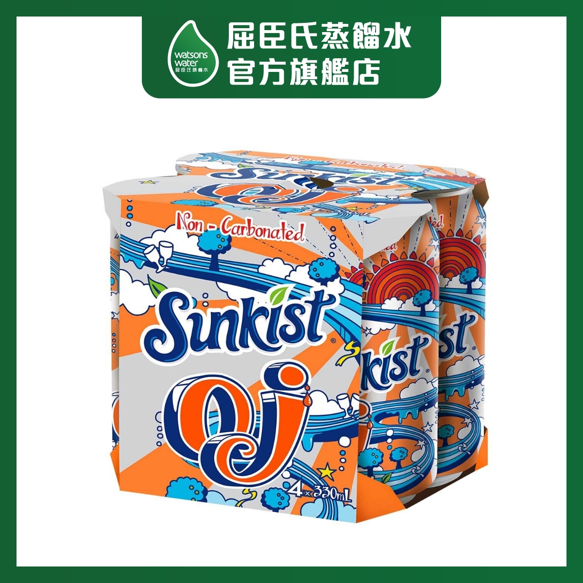 新奇士 OJ橙汁飲品四罐裝