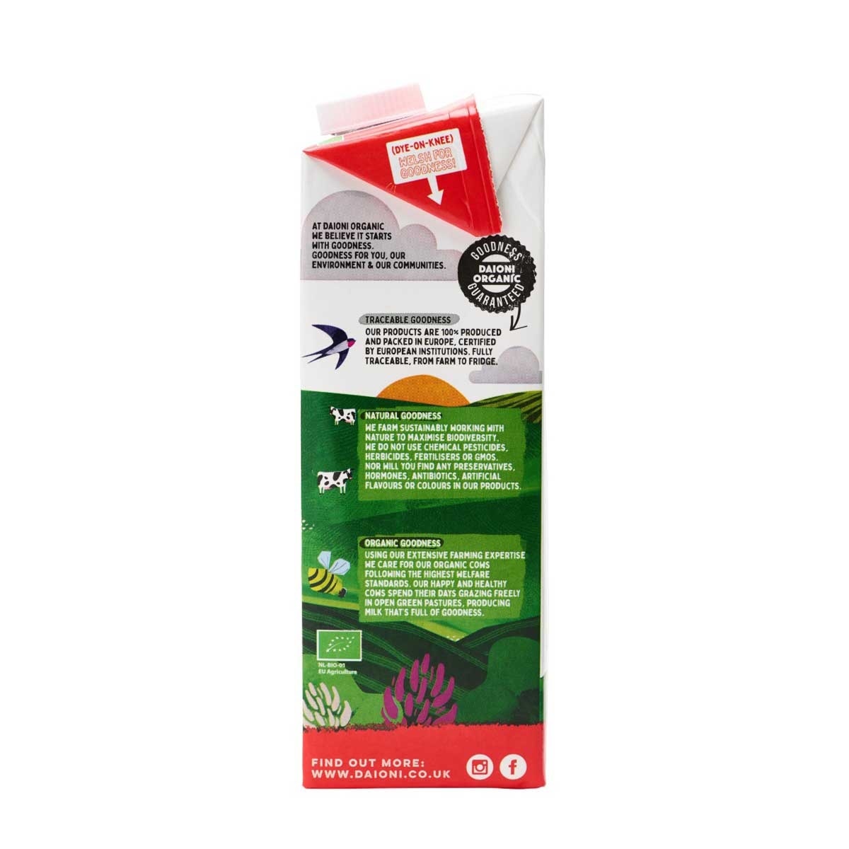 DAIONI Organic Skimmed Milk image