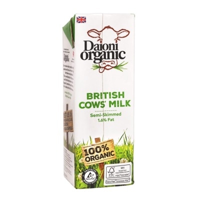 DAIONI Organic Semi-skimmed Milk