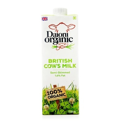 DAIONI Organic Semi-skimmed Milk