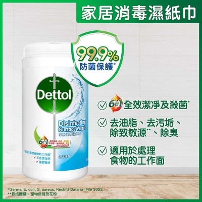 DETTOL Surface Cleanser Wipe