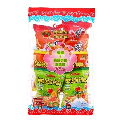 CALBEE - Prawn Cracker&veg.snack Assort.pk