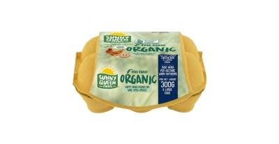 SUNNY QUEEN - Organic Free Range Egg (large)(chilled 0-4°c)