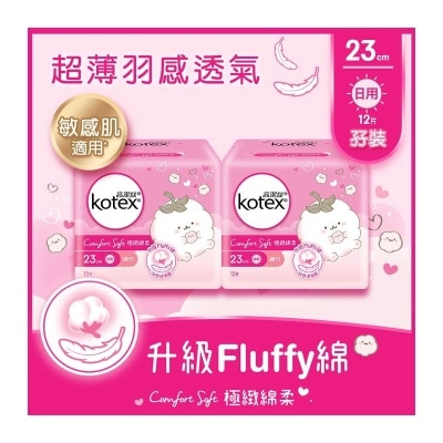 KOTEX Comfort Soft Slim Day 23cm 12s Tp