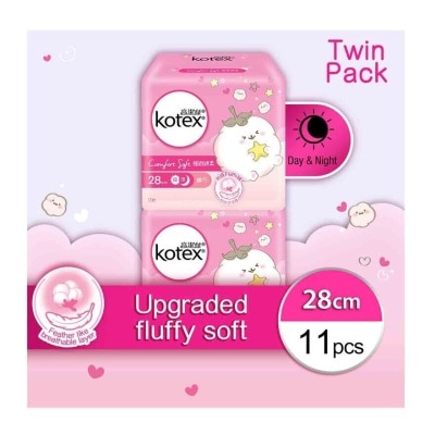KOTEX Comfort Soft Slim D/on 28cm 11s Tp
