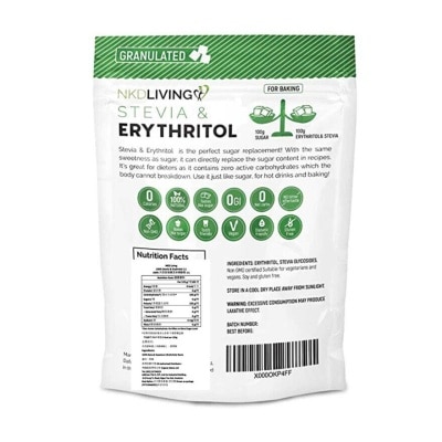 NKD LIVING 100% STEVIA & ERYTHRITOL 1:1 (*supplier Direct Delivery-organic Mama Ltd) *over $600 Enjoy Free Delivery