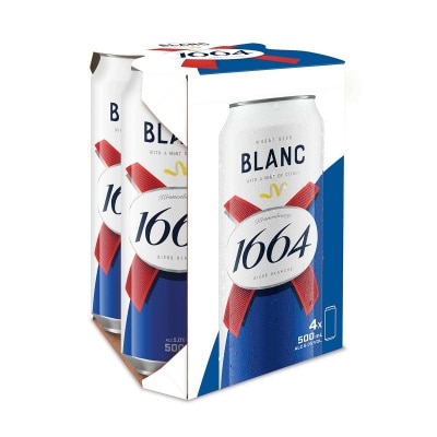 Kronenbourg 1664 白啤酒四罐巨罐裝 (隨機發貨) 