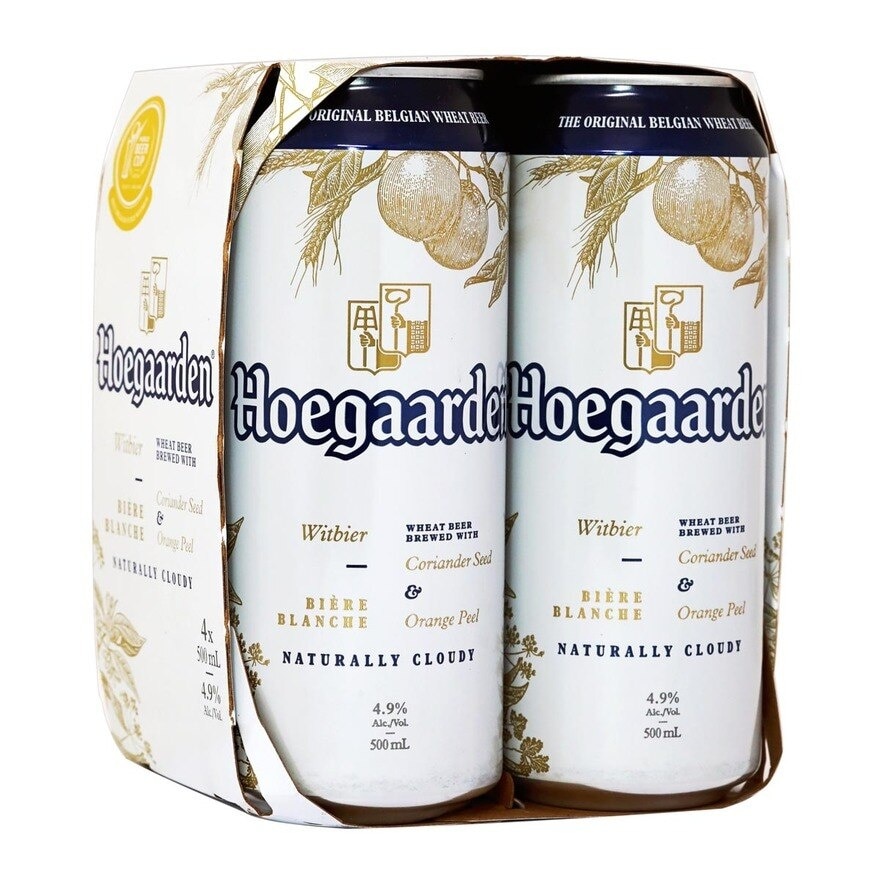 Hoegaarden White Beer 4's King Can