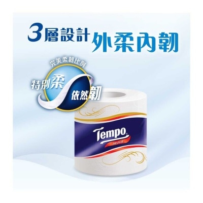 TEMPO Tempo Bathroom Tissue 3ply Neutral 27s