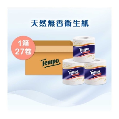 TEMPO TEMPO 三層印花純白衛生紙２７卷裝